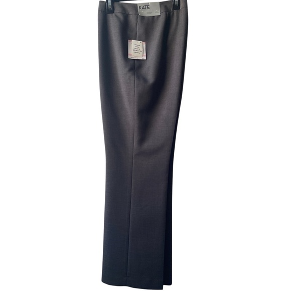 KASPER WOMEN’S CHARCOAL KATE CLASSIC FIT PANTS SIZE 10P - Picture 7 of 10
